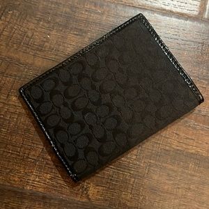 Black coach Wallet